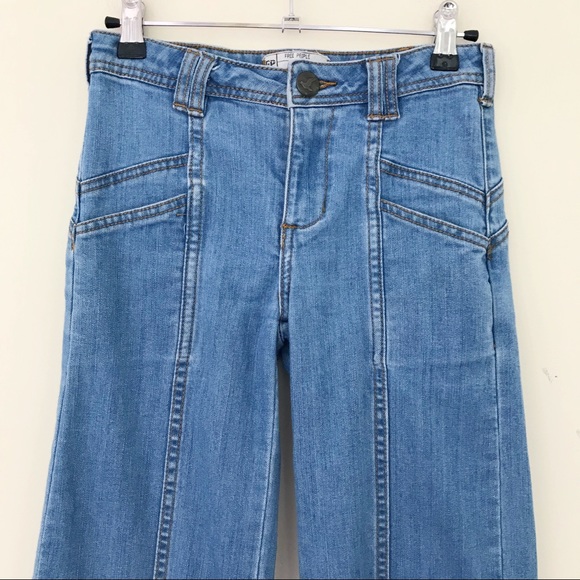 Free People Vintage Looking Flare Jeans - Picture 2 of 5